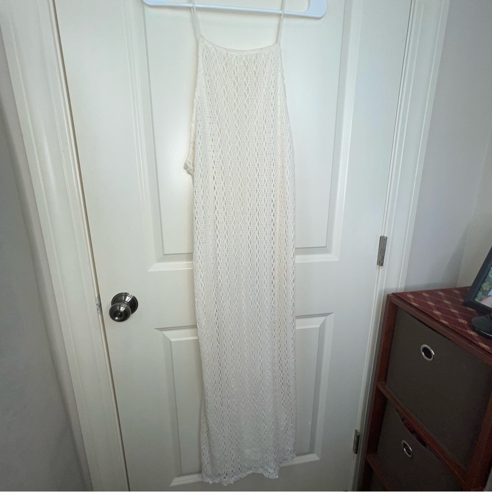 Zara Cream Maxi Dress - Picture 5 of 12